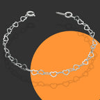 LPPD085 Pulsera Love Silueta 3 mm x 19 cm en Plata Ley .925 2680426086