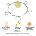 LPPD091 Pulsera Dijes Borreguito de la Fortuna en Plata Ley .925 2962351312