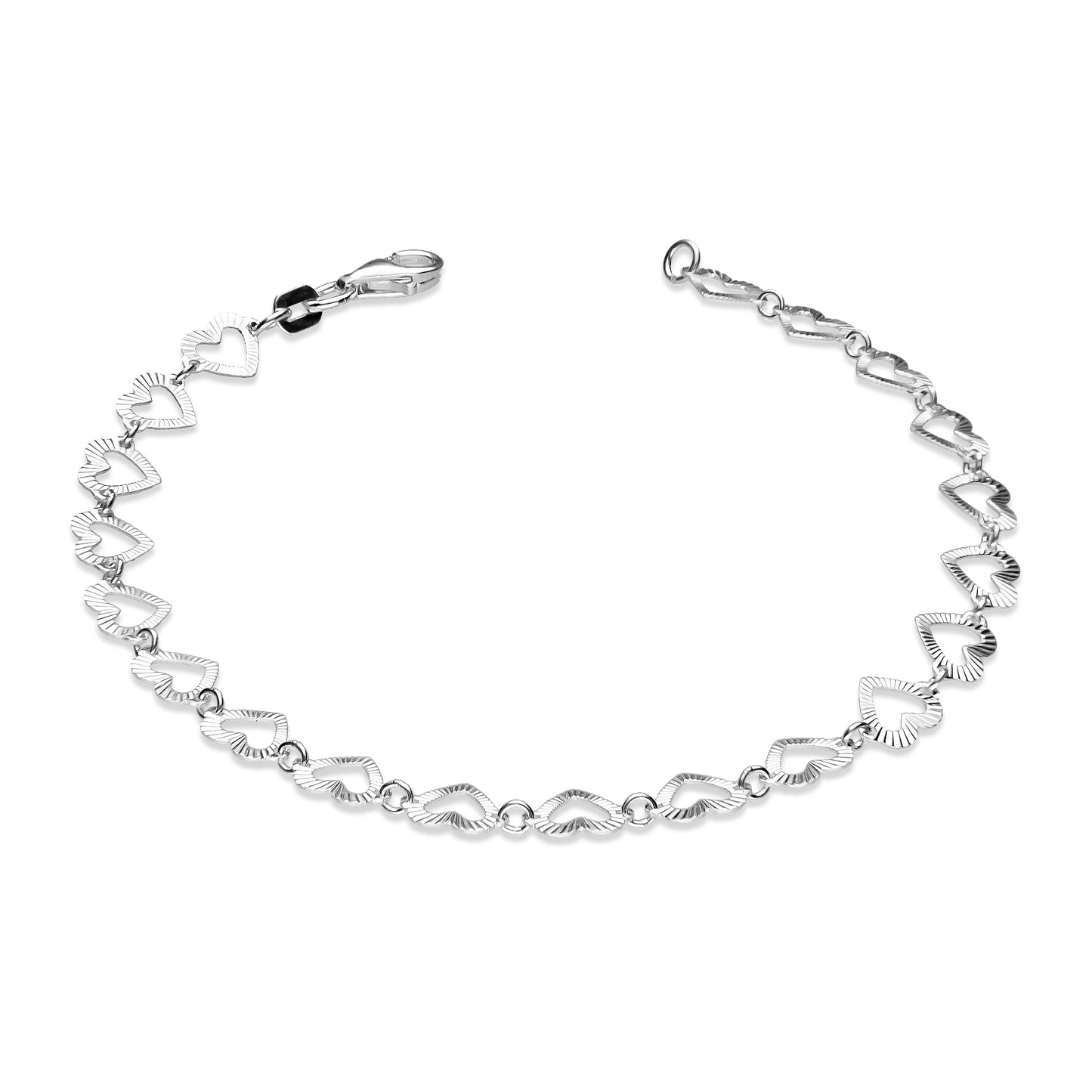 LPPD094 Pulsera Bright Heart 18.5 cm Plata .925 2962835008