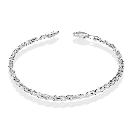 LPPD127 Pulsera Torsal Diam 3 mm x 18 cm en Plata Ley .925 2380009033