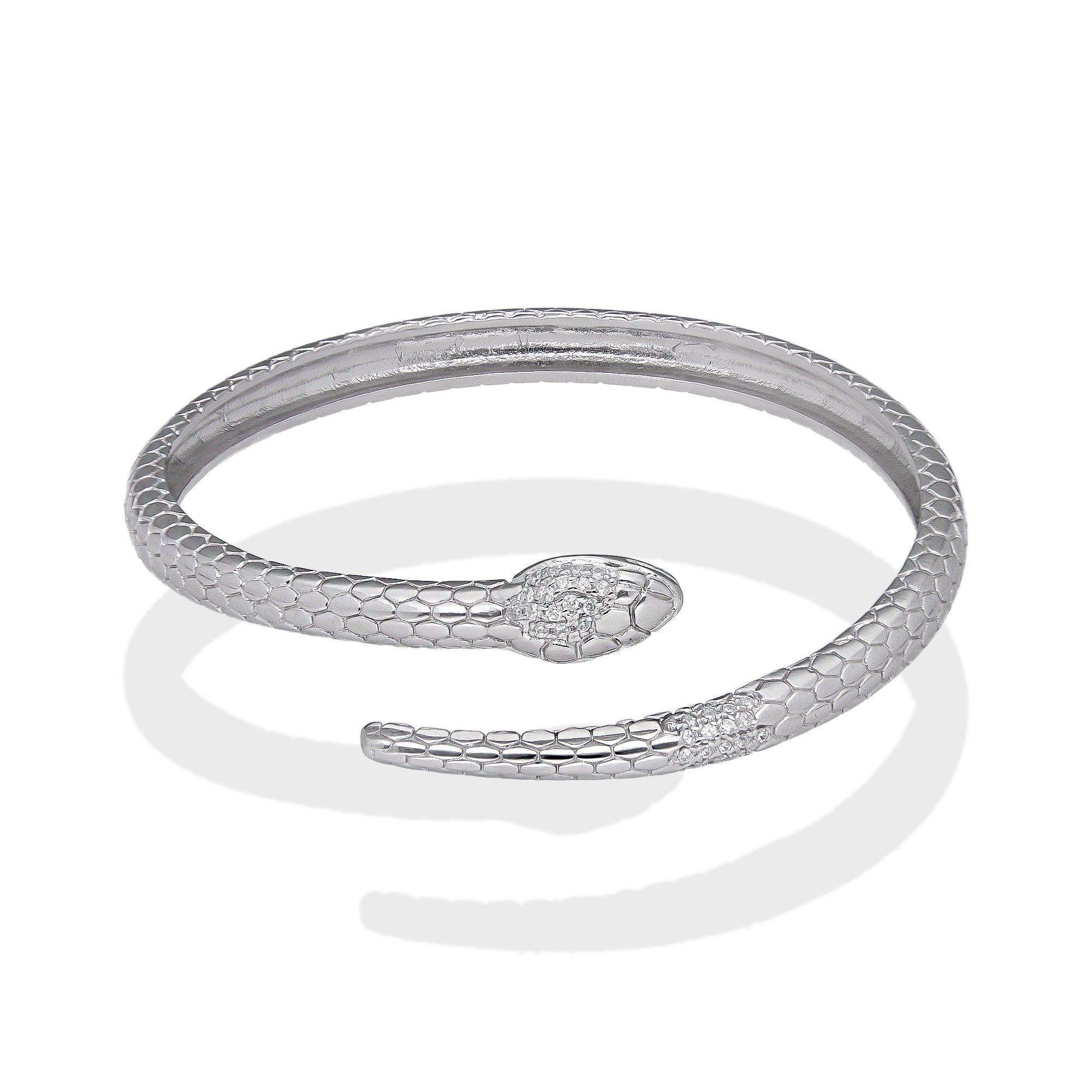 LPPD131 Pulsera Brazalete Dama Mod Serpiente en Plata .925