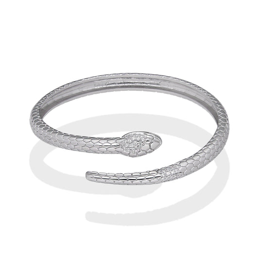 LPPD131 Pulsera Brazalete Dama Mod Serpiente en Plata .925