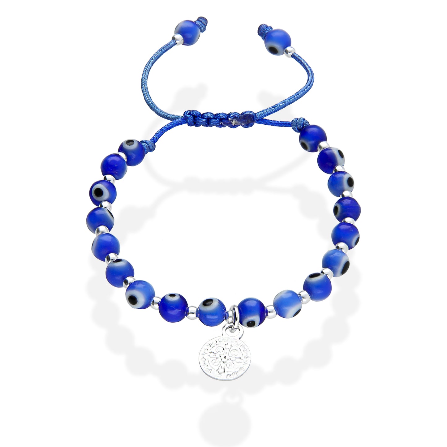 LPPN014 Pulsera Ajustable Baby Ojitos Turcos Azul Plata .925 3105432182