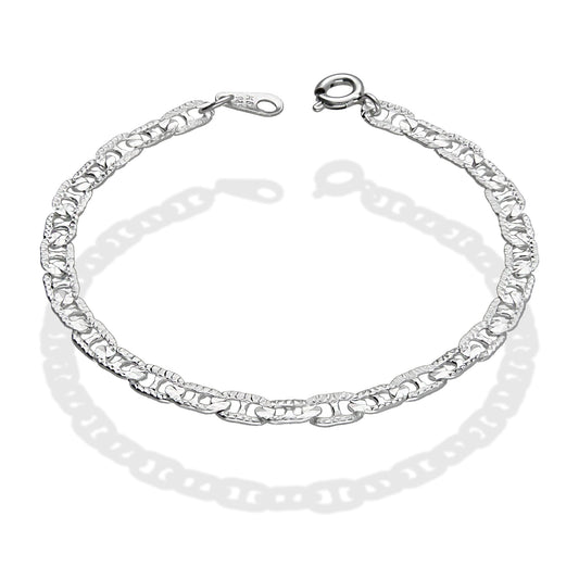 LPPN027-15 Pulsera Mod Gusi Plana Ext Diam 15 cm x 4 mm en Plata Ley .925 3326559336