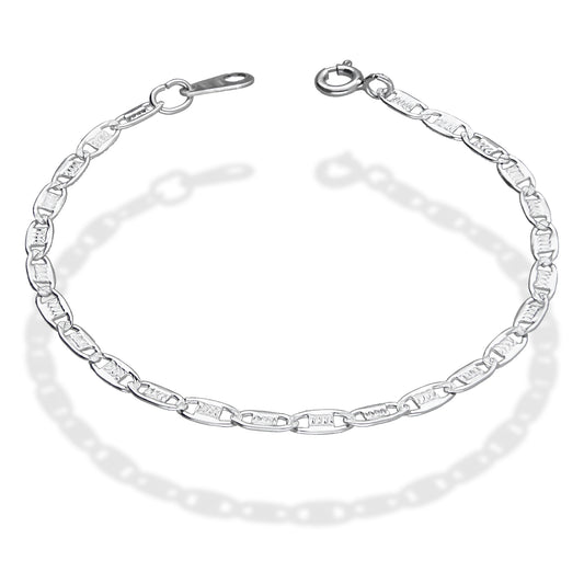 LPPN031-16 Pulsera Mod Valentino Diam 16 cm x 3 mm en Plata Ley .925 2126440755