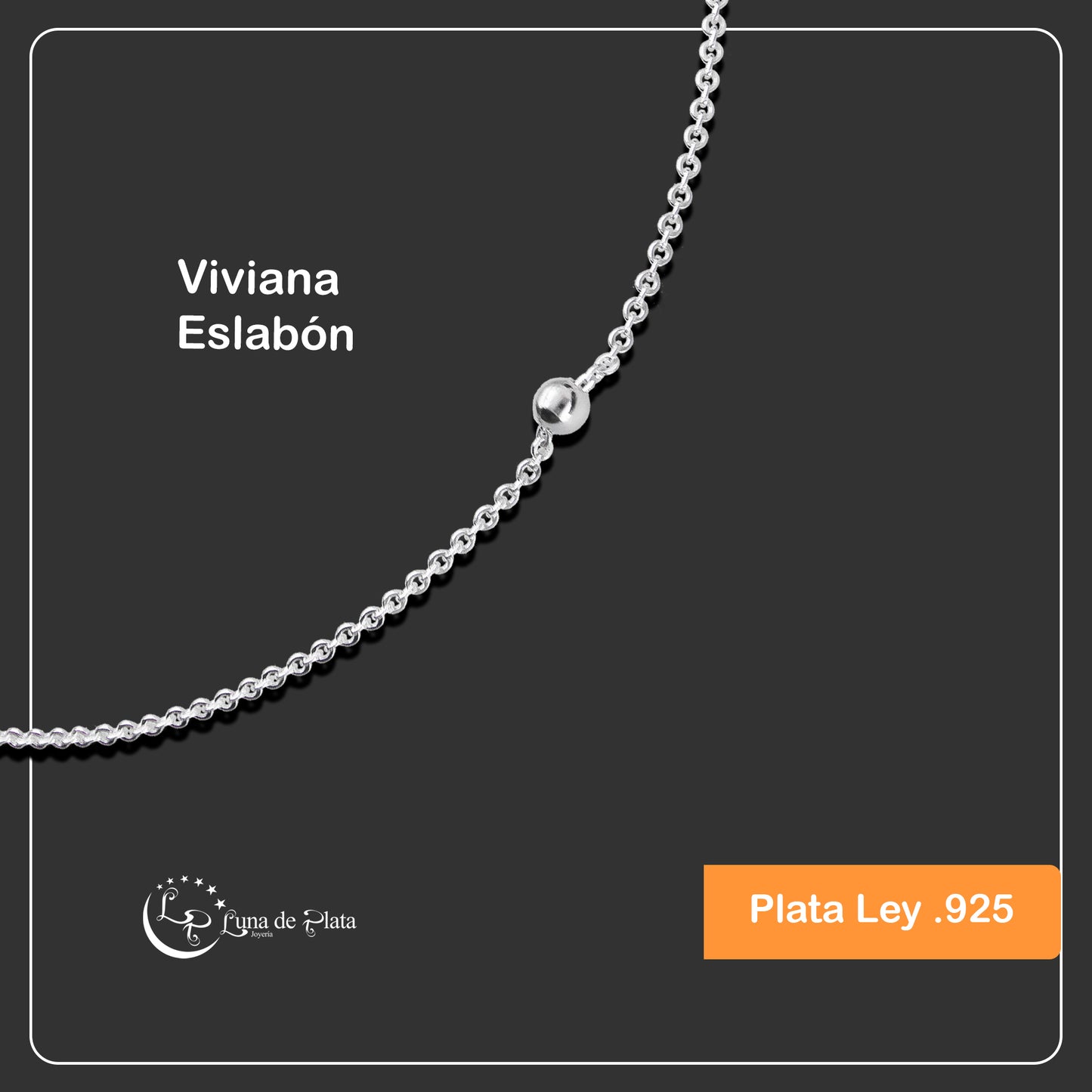 LPTB009 Pulsera Tobillera Mod Viviana Eslabon Plata .925 Taxco 2070105587