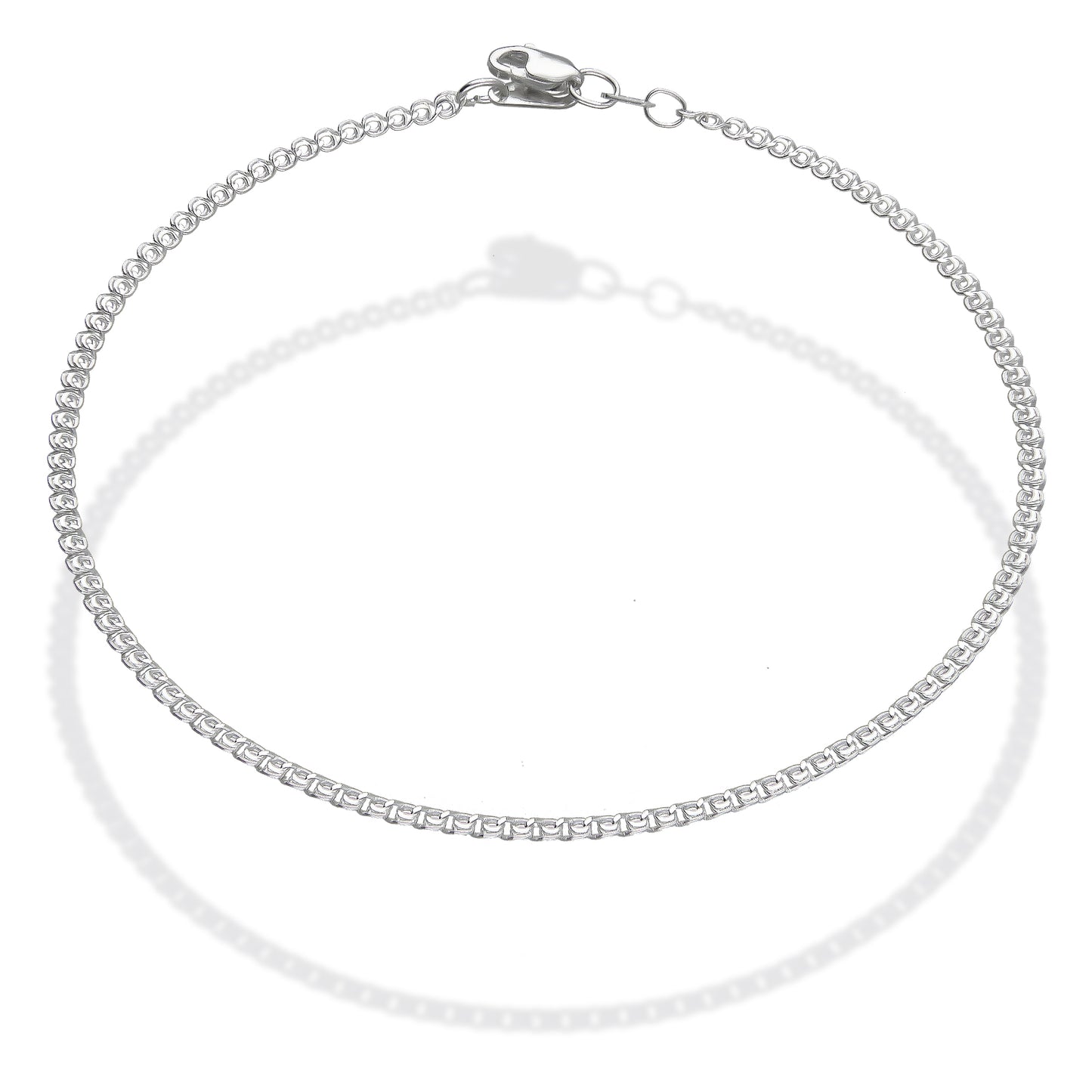 LPTB032 Pulsera Tobillera China 2 mm 27 cm Plata .925 Taxco 3220963700