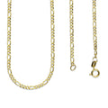 MR10CU002-45 Cadena Oro Sólido 10K EMF10 Modelo Figaro 3*1 2 mm x 45 cm