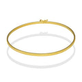 MR10PD088 Pulsera Dama Oro Sólido 10K EM10 Aro Grecas Súper Ligero 18 cm de Largo