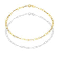 MR10PD133 Pulsera Dama Oro Sólido 10K EMF10 Modelo Clip Largo 2 mm x 18 cm