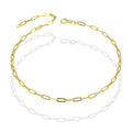 MR10TB012 Pulsera Tobillera Dama Oro Sólido 10K Mod Clip Corto 2.2 mm x 24 cm