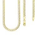 MR14CU044-60 Cadena Oro Sólido 14K EMC14 Modelo Fígaro 1x0 Diamantada 3 mm x 60 cm