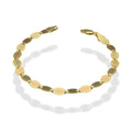 MR14PD024 Pulsera Dama Oro 14K Florentino Anchla Lisa 6 Mm x 18.5 Cm