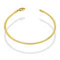 MR14PD132 Pulsera Dama Oro Sólido 14K Modelo Súper Flex Plana 2 mm x 18.5 cm