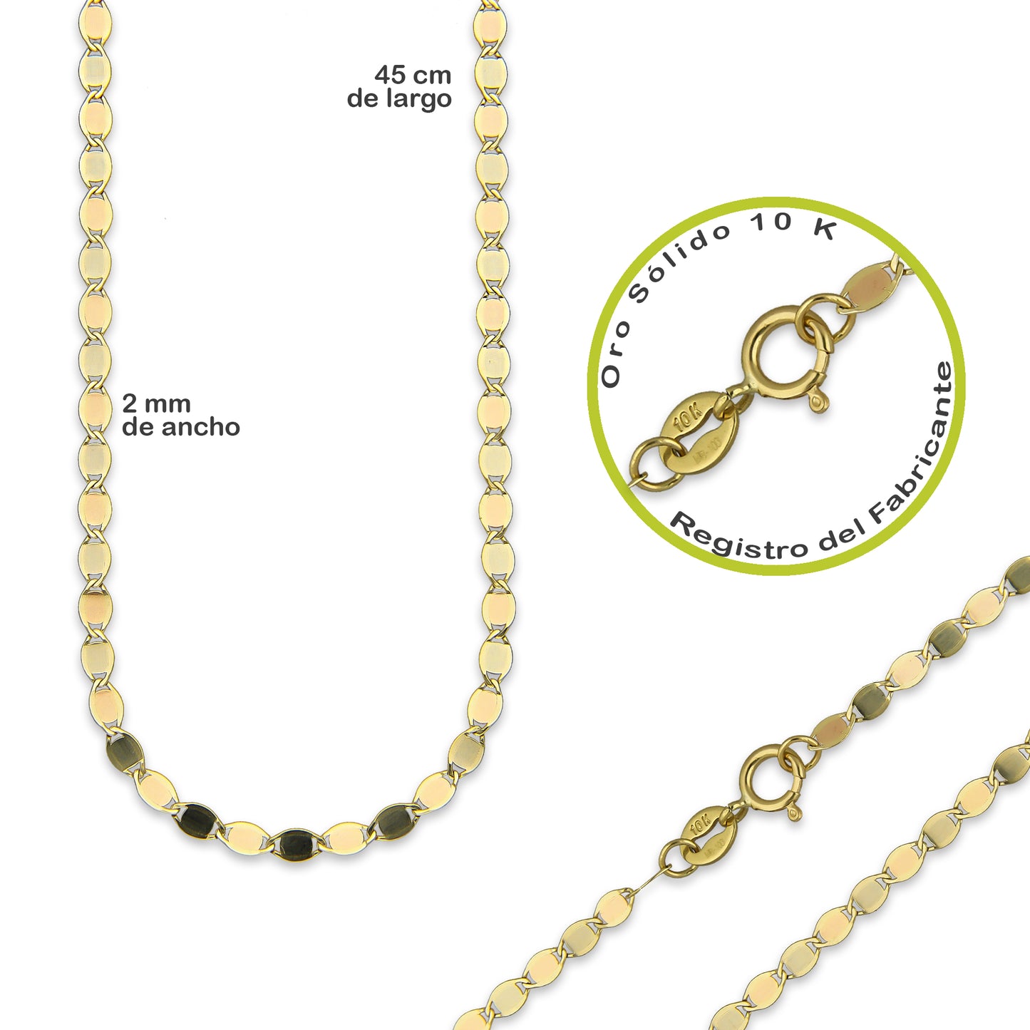 NR14DP051 Cadena Oro Sólido 10K + Dije Oro Sólido 14K Libélula con Zirconias Mediana 2 cm x 2.2 cm