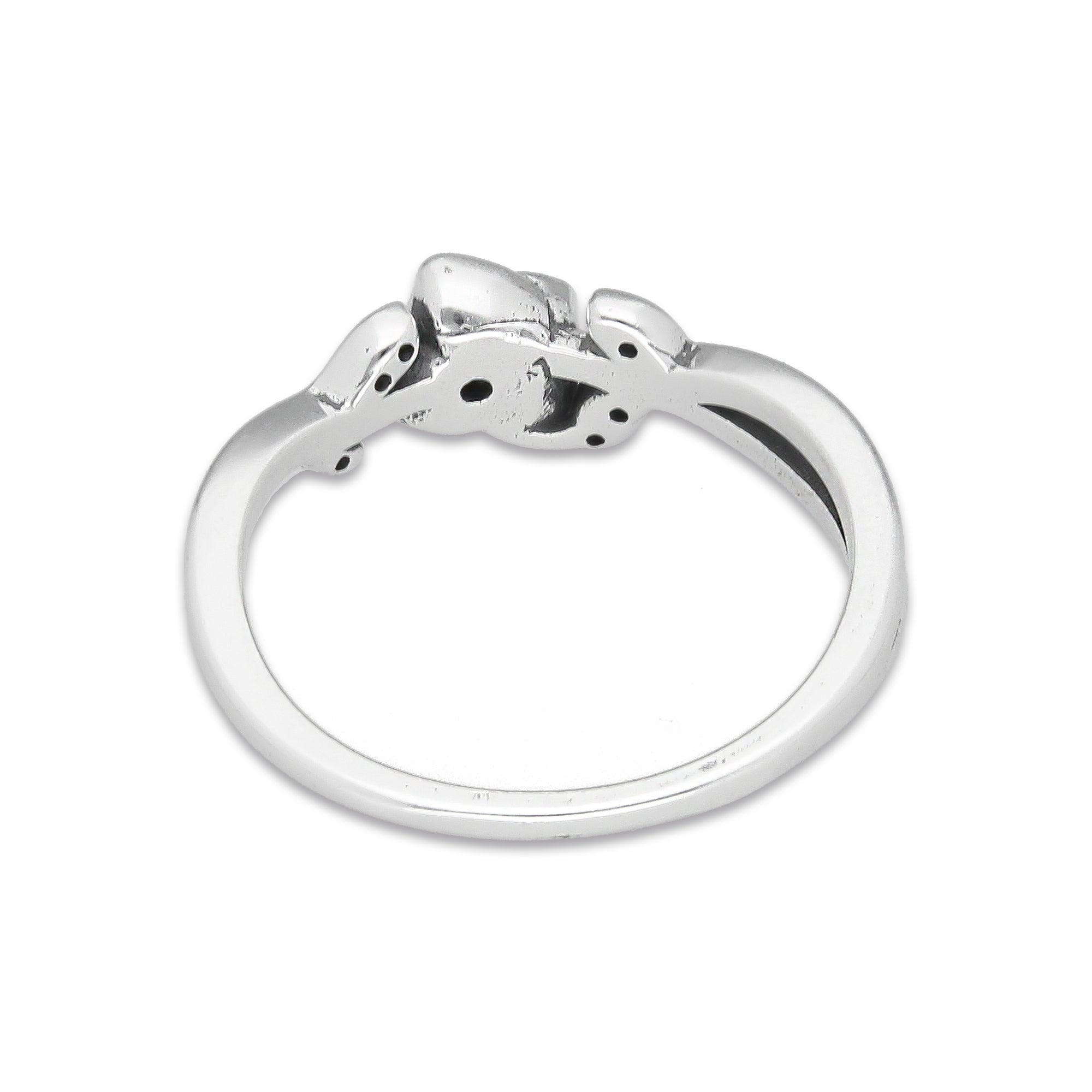 TMPAD002 Anillo Pand Princesas Bella en Plata Fina .925