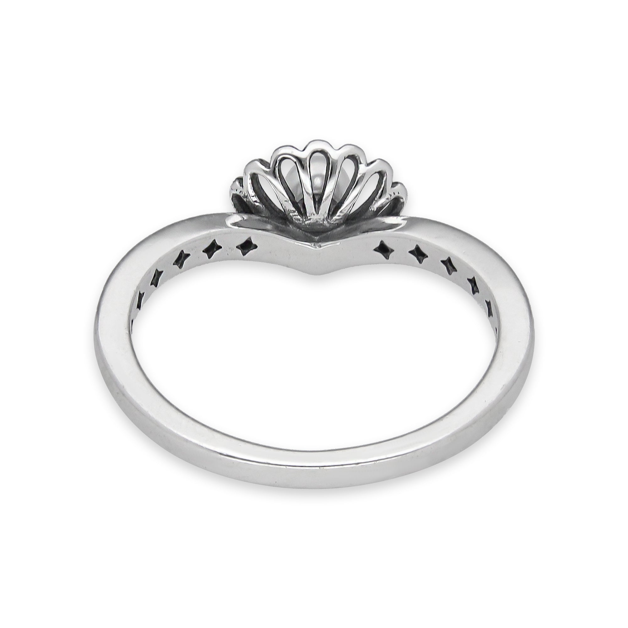 TMPAD004 Anillo Pand Princesas Sirenita en Plata Fina .925