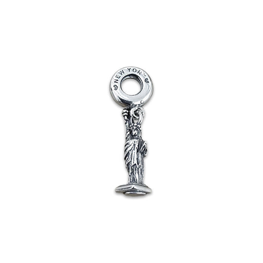 TMPCH015 Dije Charm Pand Estatua de la LIbertad en Plata Fina .925