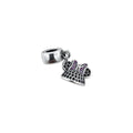 TMPCH032 Dije Charm Pand Gorrito Disney Minnie con ZIrconias en Plata Fina .925