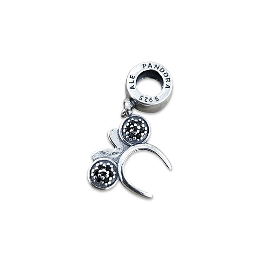 TMPCH038 Dije Charm Pand Diadema Minnie en Plata Fina .925