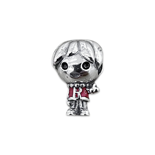 TMPCH047 Dije Charm Pand Harry Potter Ron Weasley en Plata Fina .925