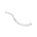 TMPPC003-20 Pulsera Caballero Modelo Rlx 4 Eslabones Largos 8 mm de Ancho x 20 cm de Largo en Plata Fina .925