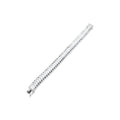 TMPPC006-20 Pulsera Caballero Modelo Rlx 1x1 Centro Ancho 1.1 cm de Ancho x 20 cm de Largo en Plata Fina .925
