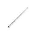 TMPPC007-19 Pulsera Caballero Modelo Rlx 1x1 Centro Corto 8 mm de Ancho x 19 cm de Largo en Plata Fina .925