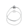 TMPPD003-19 Pulsera Dama Pand Carruaje Cenicienta 19 cm en Plata Fina .925