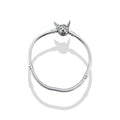 TMPPD014-17 Pulsera Dama Pand Snitch Harry Potter 17 cm en Plata Fina .925