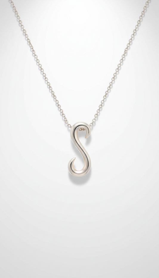 Collar colgante insignia en plata esterlina