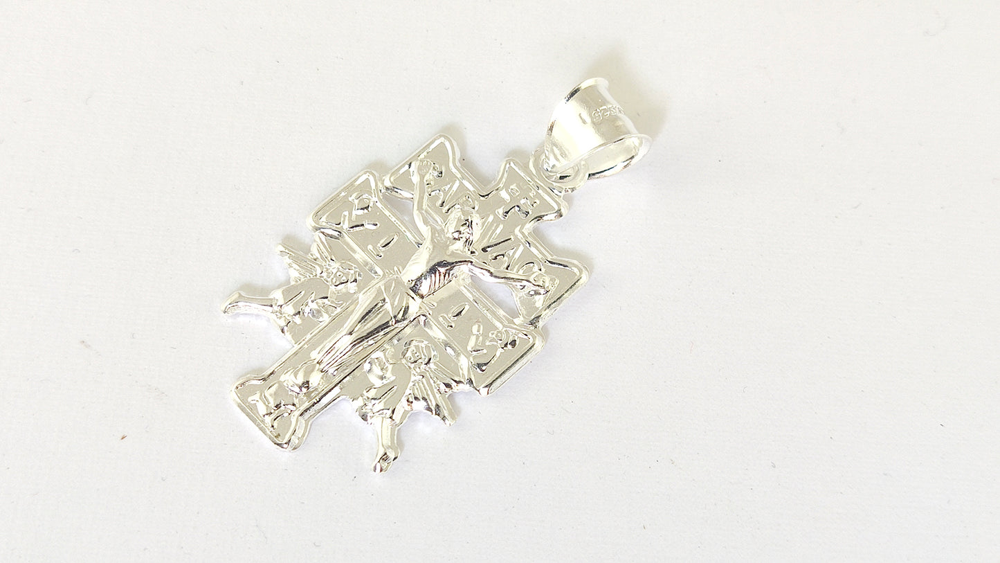 LPDP073 Dije Caravaca Wide + Cadena 60 cm Plata .925 Taxco Gro 1410094158