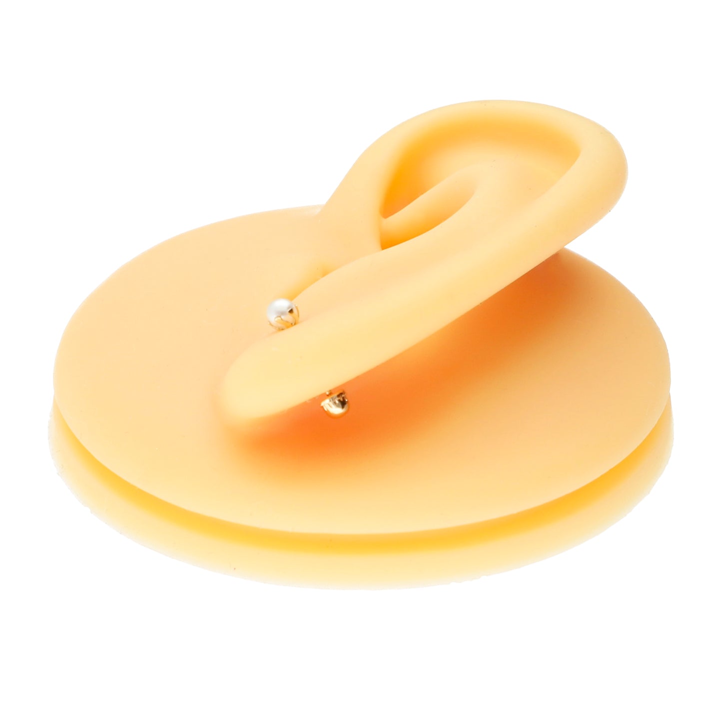 LPAUBR008 Aretes Broquel de Oro 10K Bebé o Mujer Perla Bflor 3 142a 1831924052