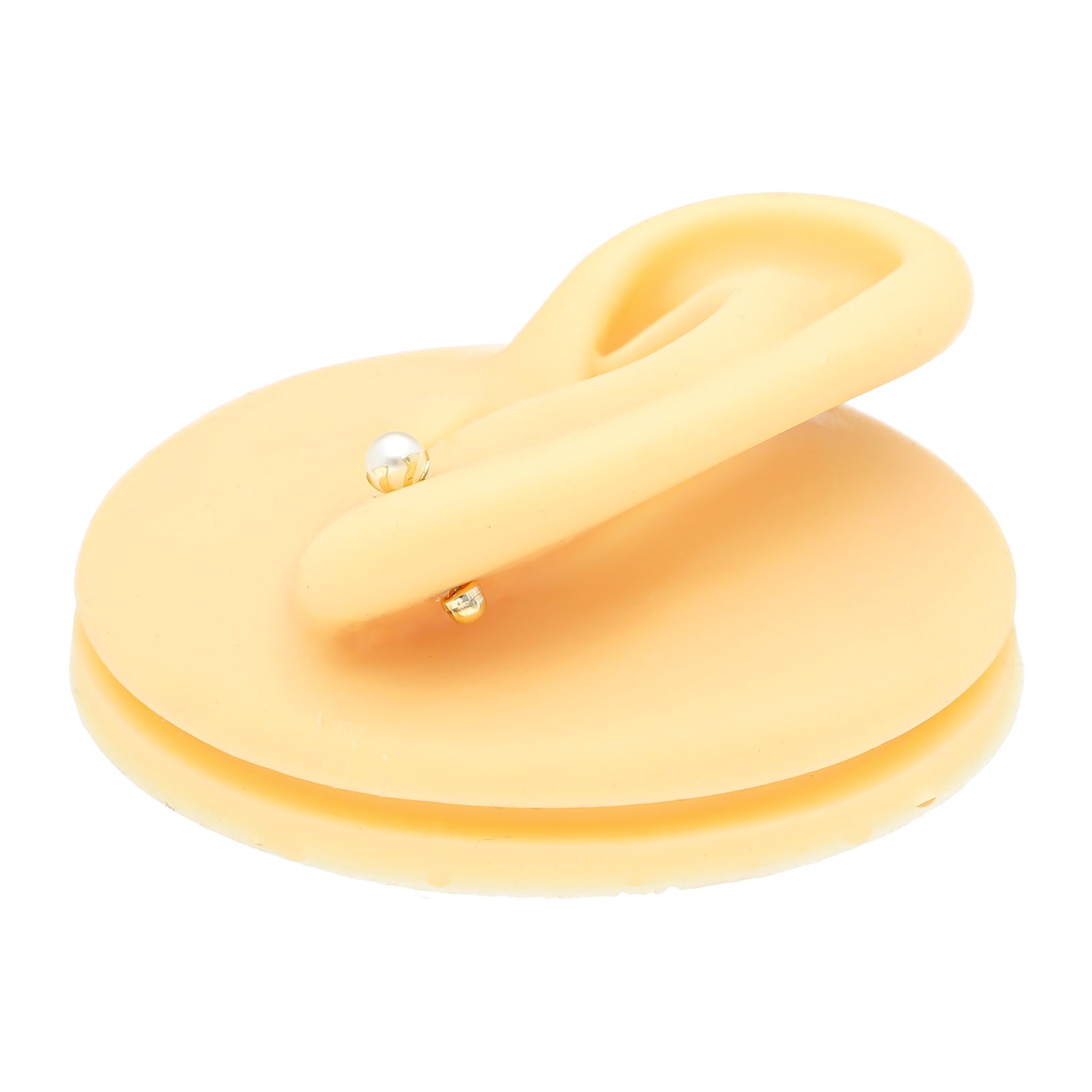 LPAUBR009 Aretes Broquel de Oro 10K Bebé o Mujer Perla Bflor 4 142 1832037190