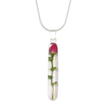 LPDP093 Dije Rosa Capullo G + Cadena  45 cm en Plata Ley .925 1640678412