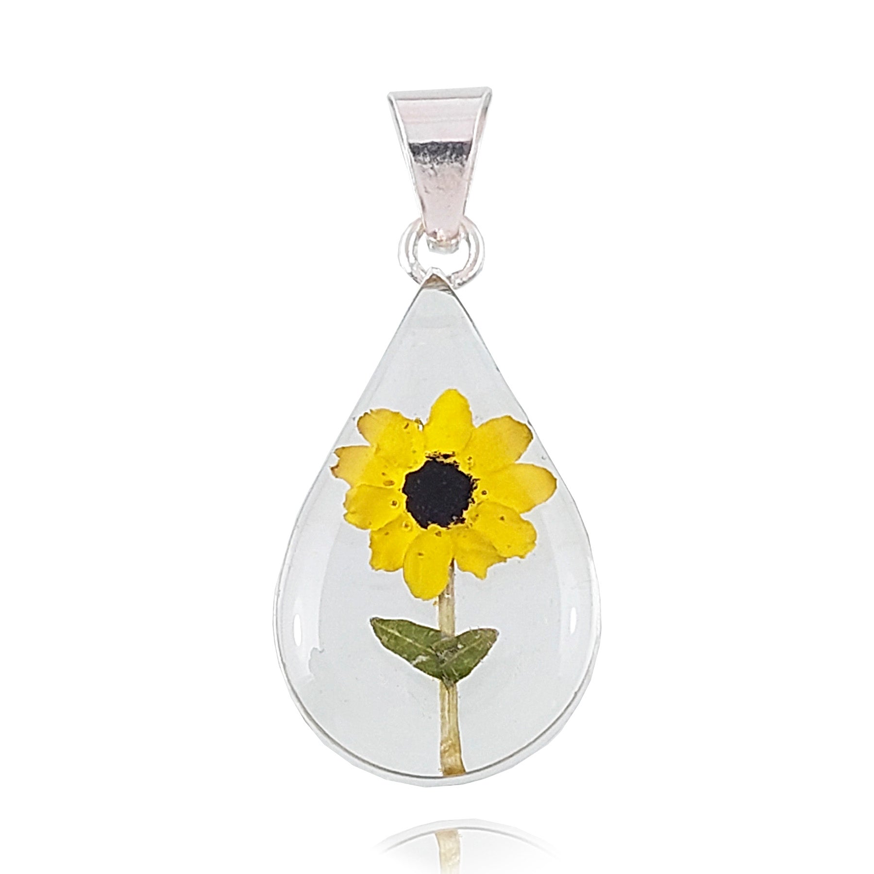 LPDJ144  Dije Gota Girasol en Plata Ley .925 1591104821