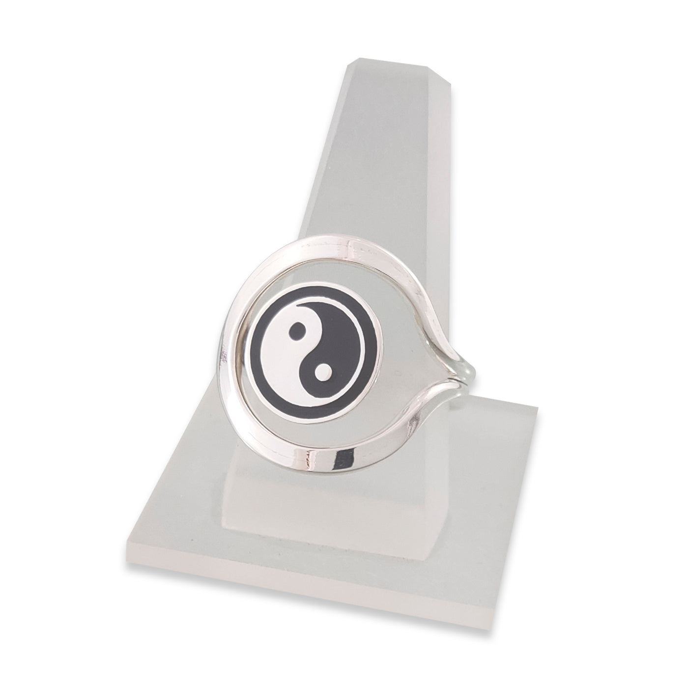 LPAD042 Anillo Yin Yang Lazo Plata .925 Taxco Gro 1352118591